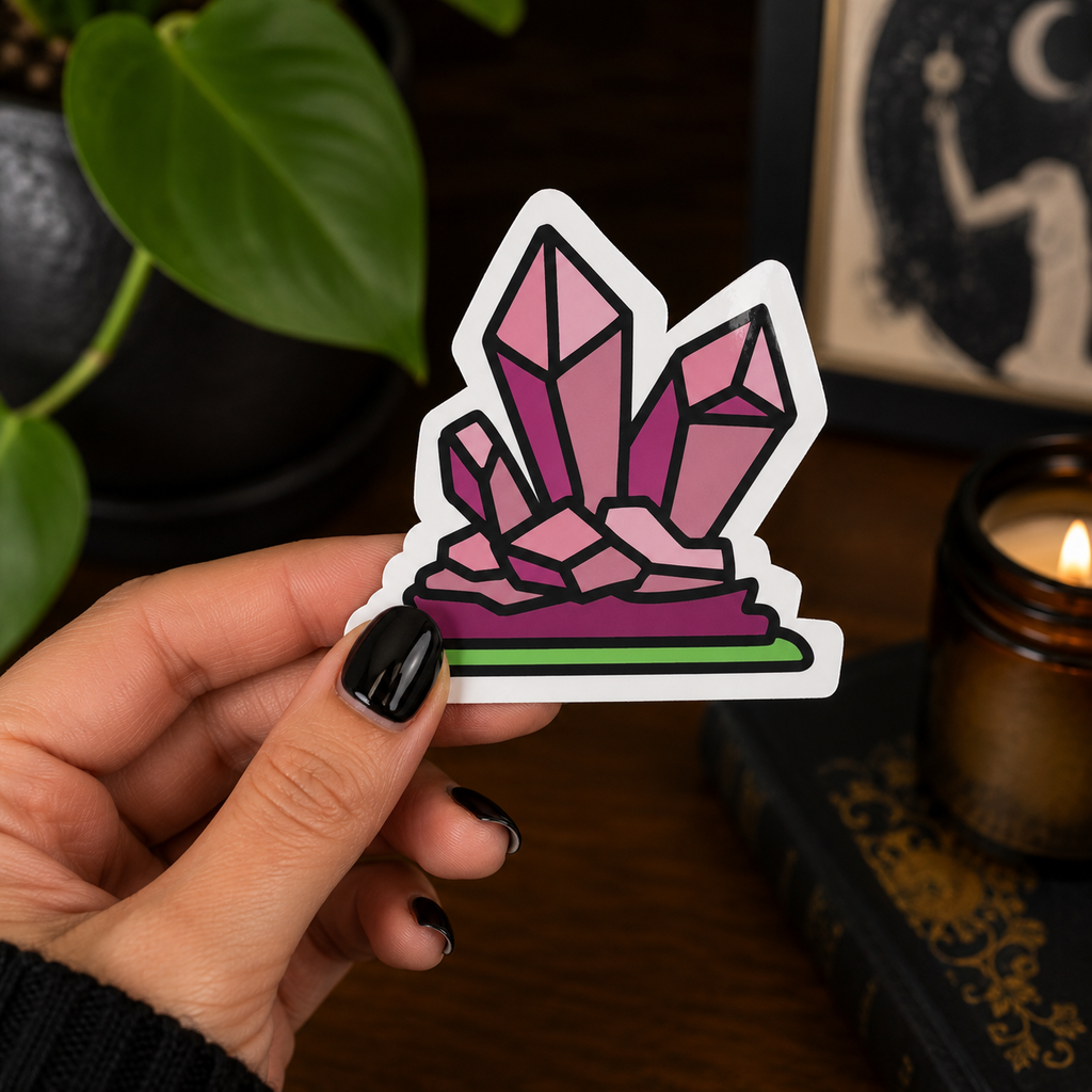 Crystals Sticker