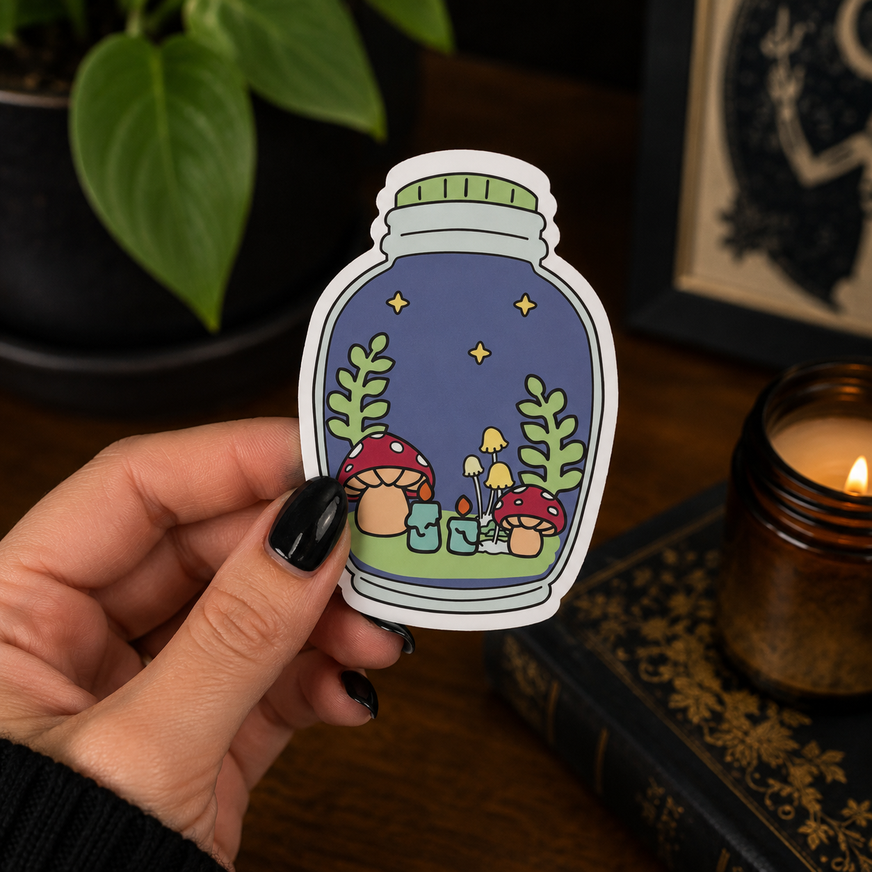 Spell Jar Sticker